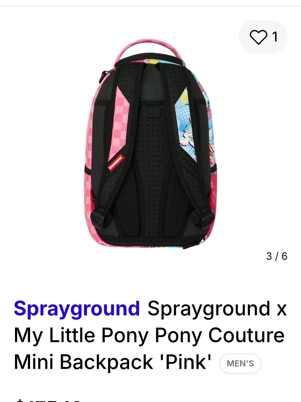 Sprayground Pink My Little Pony Mini Backpack